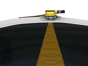 T30R Water Tank Level Closeup mounted on tank
