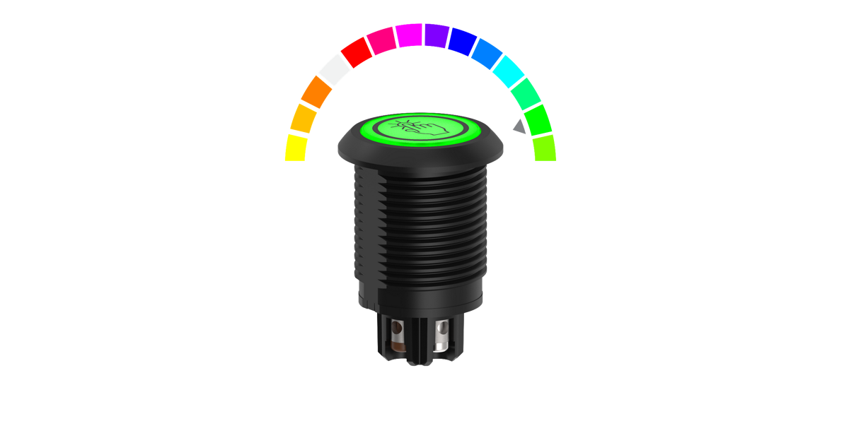 S22 Pro Series 22 mm Programmable Multicolor Panel Indicator