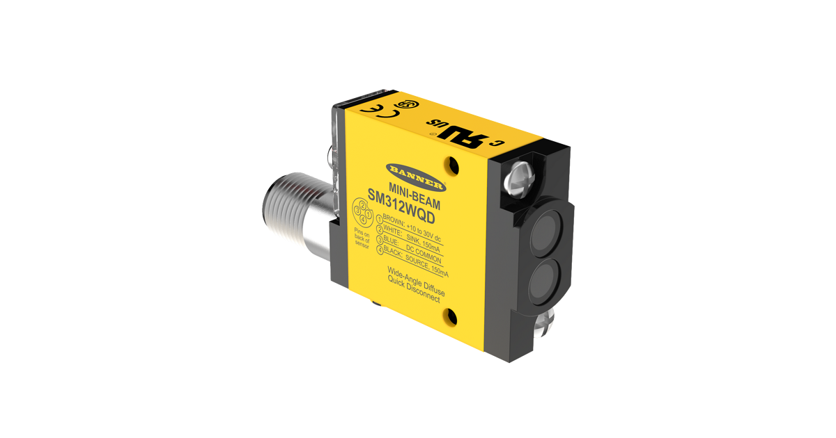 SM312DBZQD | Mini-Beam Series Industry Standard Sensor SM312DBZQD | Mini-Beam Series Industry Standard Sensor