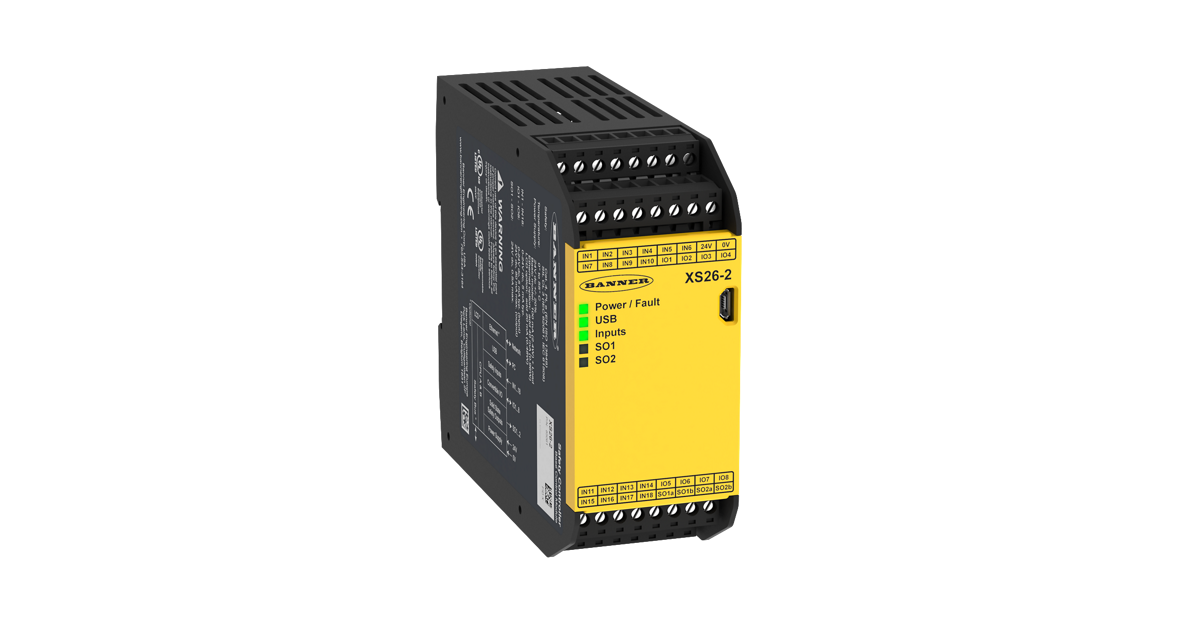 XS26-2 | XS26 Series Expandable Safety Controllers