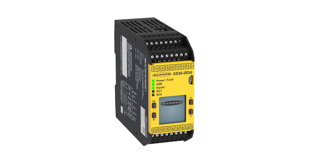 XS26-ISDd | XS26 Series Expandable Safety Controllers
