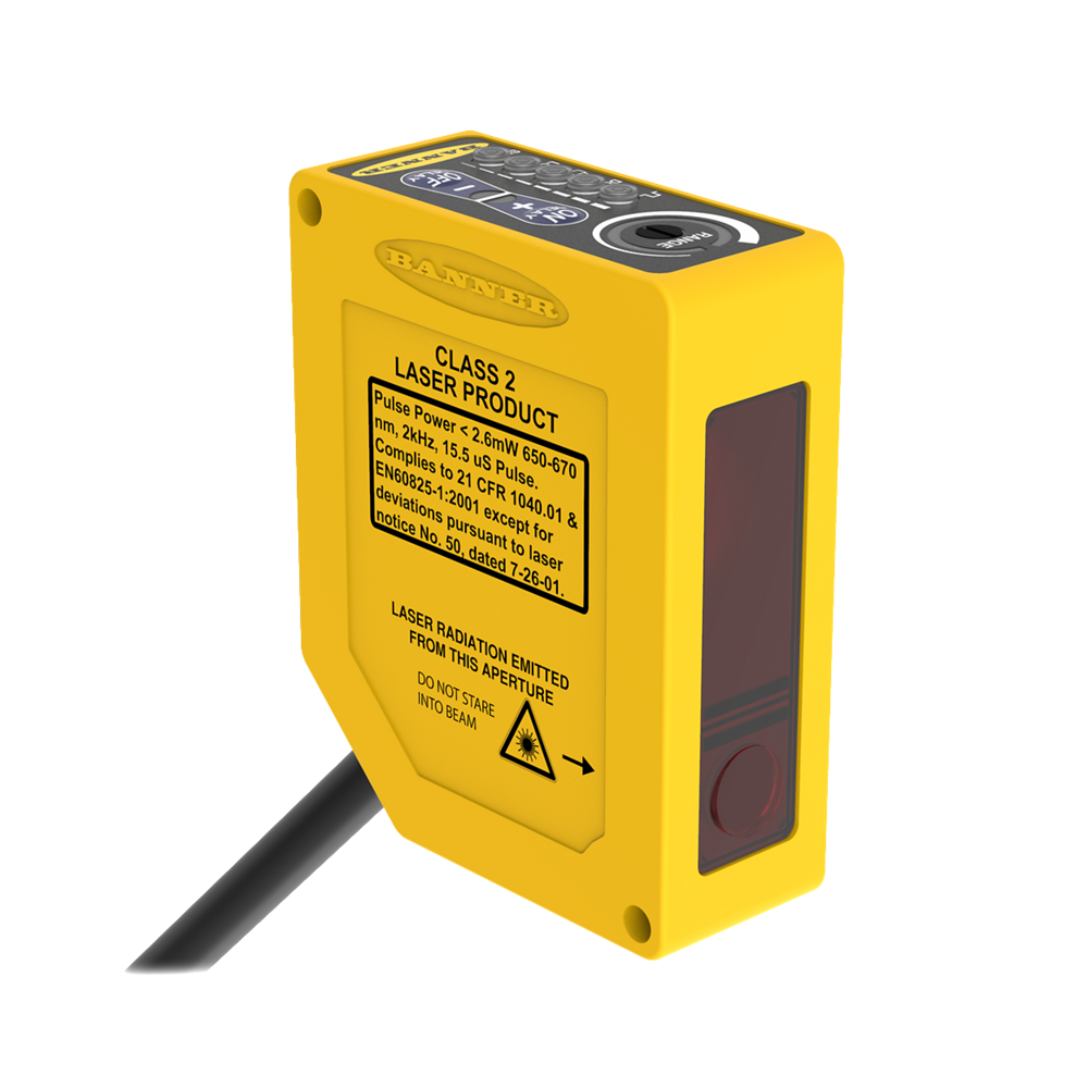 Q60VR3LAF2000 | Q60 Series 2 m Range Adjustable-Field Sensor