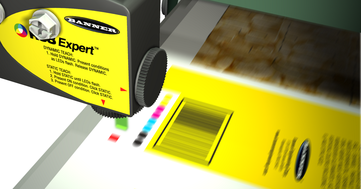 Regmark Texture Registration Mark Detection: Why Use RGB Color Mark Sensors