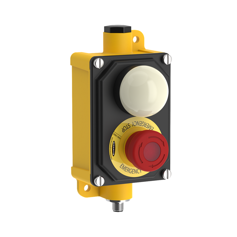 SSA-EB1PL2-12EB1Q12K50 | Flush-Mount Emergency Stop Button