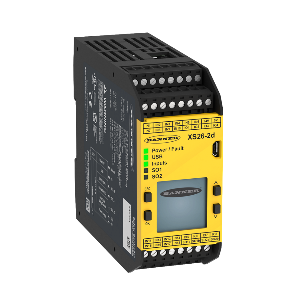 XS26-2D | XS26 Series Expandable Safety Controllers
