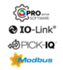 Pro, IO-Link, PICK-IQ, Modbus
