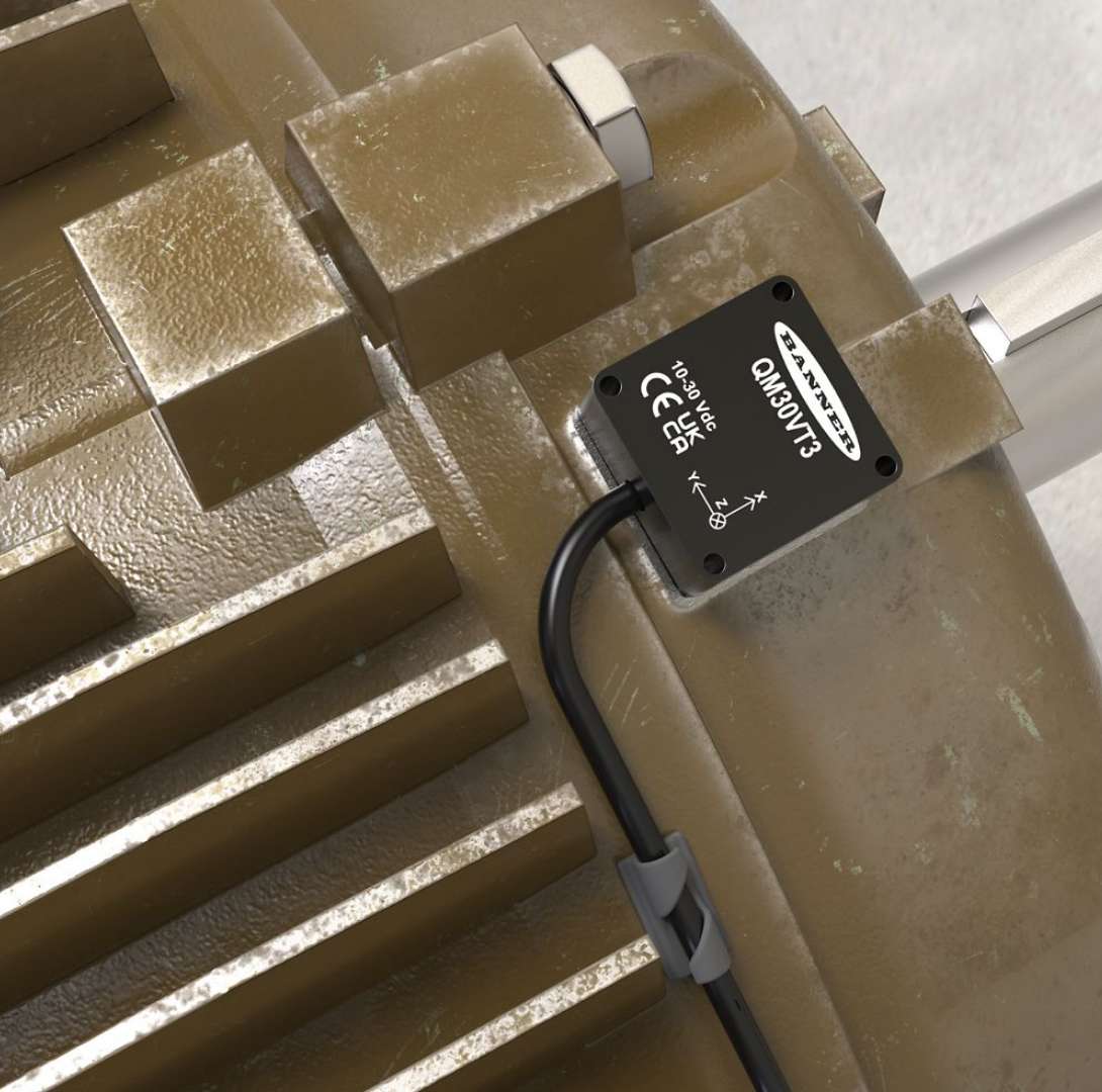 Vibration sensor installed on machinery